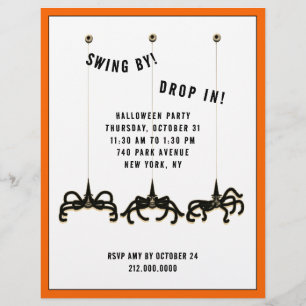 Halloween Open Huis Flyer