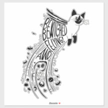 Halloween-optocht: Siamese kat in de vlucht