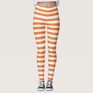 Halloween Orange, Blancs Leggings