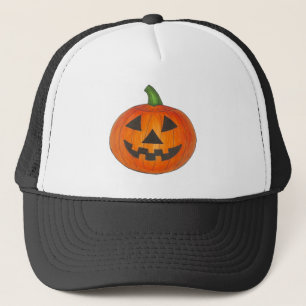 Halloween Oranje Jack o' Lantern Pumpkin Carving Trucker Pet