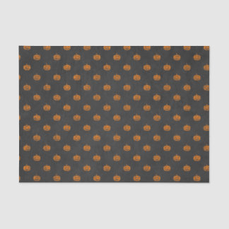 Halloween Oranje Pumpkin Chalkboard Patroon Tissuepapier