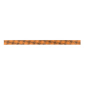 Halloween Oranje Tartan Lint (Voorkant)