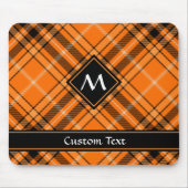 Halloween Oranje Tartan Muismat (Voorkant)