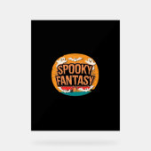 Halloween Orchestra Classic T-shirt Acryl Bord (Voorkant)