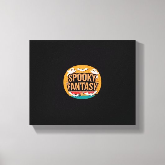 Halloween Orchestra Classic T-shirt Canvas Afdruk (Voorkant)