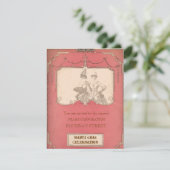 Halloween ou Mardi Gras MASQUERADE INVITATIONS (Debout devant)
