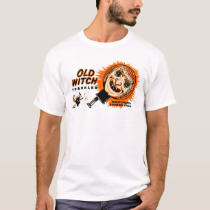 Halloween - oud Witch Sparkler Graphic T-shirt