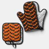 Halloween Ovenwant & Pannenlap Set (Voorkant / Achterkant)