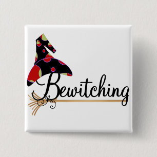 Halloween-overhemden en -cadeautjes slaan vierkante button 5,1 cm