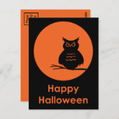 Halloween Owl Briefkaart (Voorkant / Achterkant)