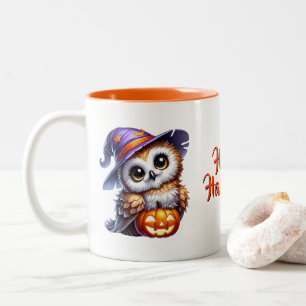 Halloween Owl Coffee Mok