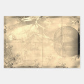 Halloween Owl en Pumpkin  Creepy Inpakpapier Vel (Voorkant 2)