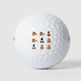Halloween Owl Pumkin Golfballen