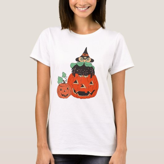 Halloween Owl T-shirt (Voorkant)
