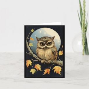 Halloween Owl Wenskaart Kaart