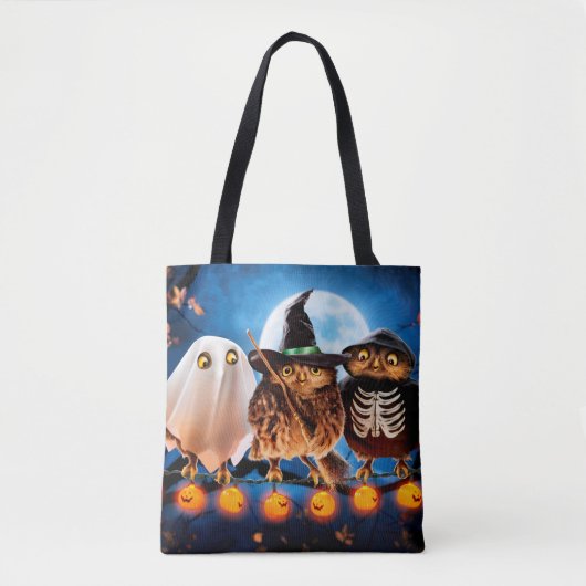 Halloween Owls Draagtas (Voorkant)