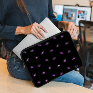 Halloween, Paarse Ogen, Trick Or Treat, Boe Laptop Sleeve