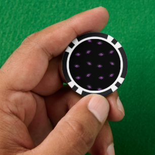 Halloween, Paarse Ogen, Trick Or Treat, Boe Poker Chips