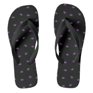 Halloween, Paarse Ogen, Trick Or Treat, Boe Teenslippers