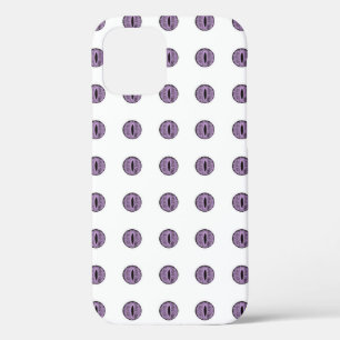 Halloween Paarse Polka Dot Eyes iPhone 12 Pro Hoesje