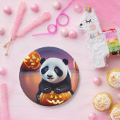 halloween panda papieren bordje (Feest)