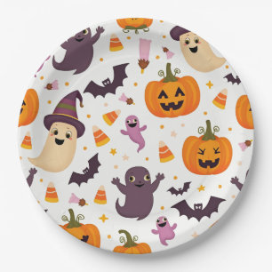 Halloween Paper Borden - Perfect voor lekkernijen! Papieren Bordje