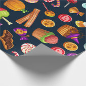 Halloween paper cadeaupapier (Hoek)