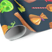 Halloween paper cadeaupapier (Rol Hoek)