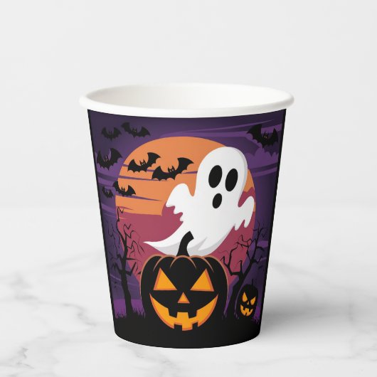 Halloween Paper Cup Papieren Bekers (Voorkant)