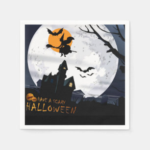Halloween Paper Napkins, Happy Halloween Servet