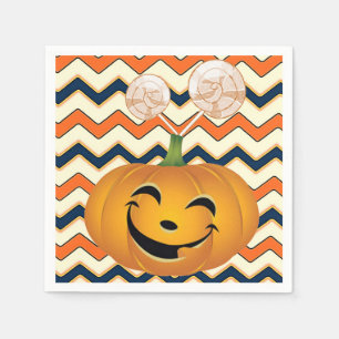 Halloween Paper Napkins, pompoen Servet