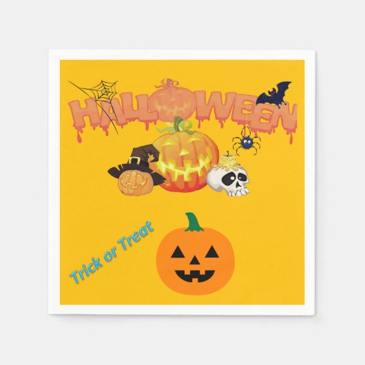 Halloween Paper Napkins Servet (Voorkant)