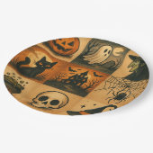 Halloween paper plate papieren bordje (Gekanteld)