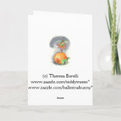 Halloween paperdoll kaart (Achterkant)