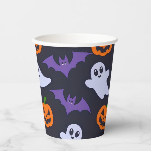 Halloween Papieren Bekers (Voorkant)