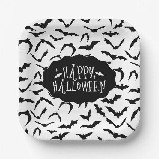 Halloween papieren bordje (Voorkant)