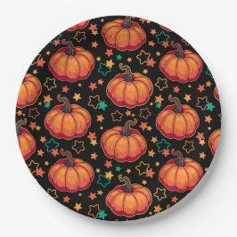 Halloween Papieren Bordje