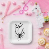 Halloween Papieren Bordje (Feest)