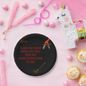 Halloween Papieren Bordje (Feest)