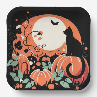 Halloween Papieren Bordje