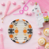 Halloween Papieren Bordje (Feest)