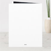 Halloween Papillon met pompoenen eng Kaart (Achterkant)