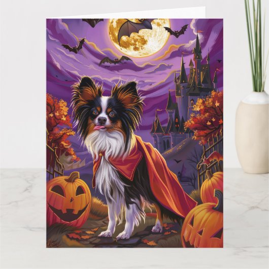 Halloween Papillon Vampire Pumpkins eng Kaart (Voorkant)