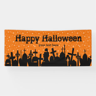 Halloween-partij * achtergrondkleur kiezen spandoek