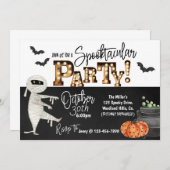 HALLOWEEN PARTIJ, KOSTPARTIJ, SPOOKY (Voorkant / Achterkant)