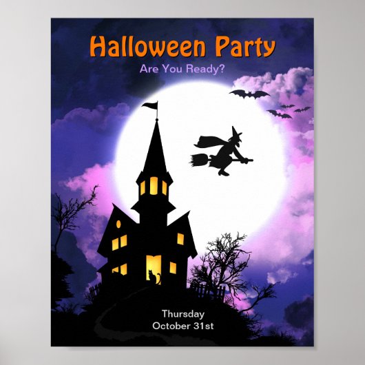 Halloween Partij tegen de sluier Poster (Voorkant)