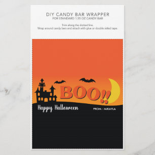 Halloween Party 1.55 oz Snoep Bar Wrapper