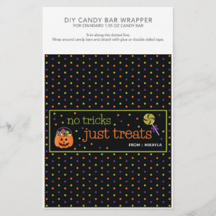 Halloween Party 1.55 oz Snoep Bar Wrapper
