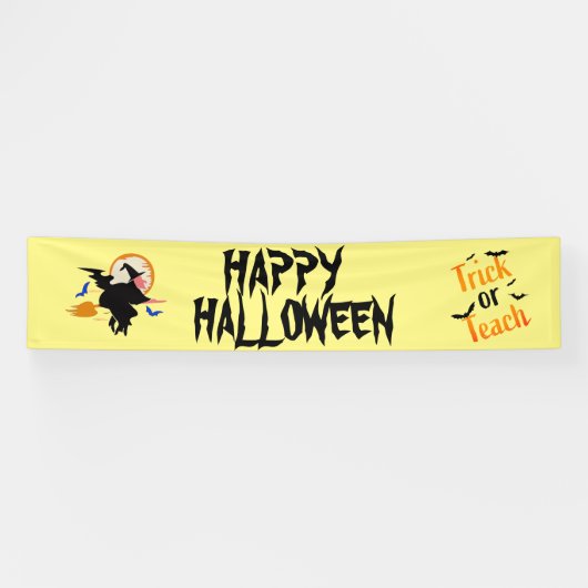  Halloween Party Banner  Spooky (Horizontaal)