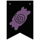 Halloween Party Banner - Zwart & Paarse Spooky (Derde vlag)